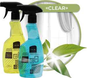 Средство для стекол и зеркал от производителя